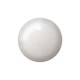 Les perles par Puca® Cabochon 14mm Opaque white ceramic look 03000/14400